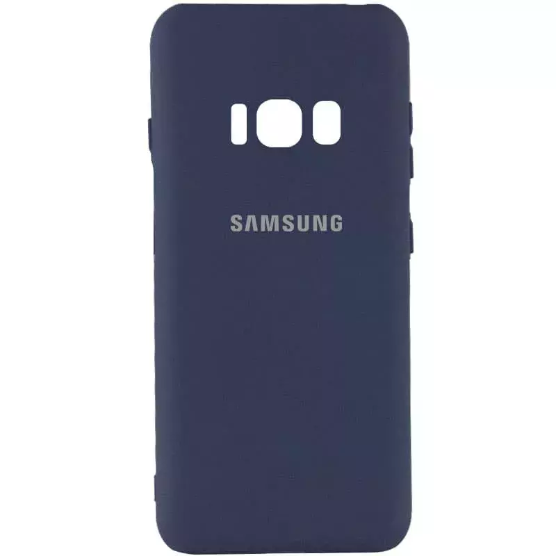Чехол Silicone Cover My Color Full Camera (A) для Samsung G955 Galaxy S8 Plus, Синий / Midnight blue