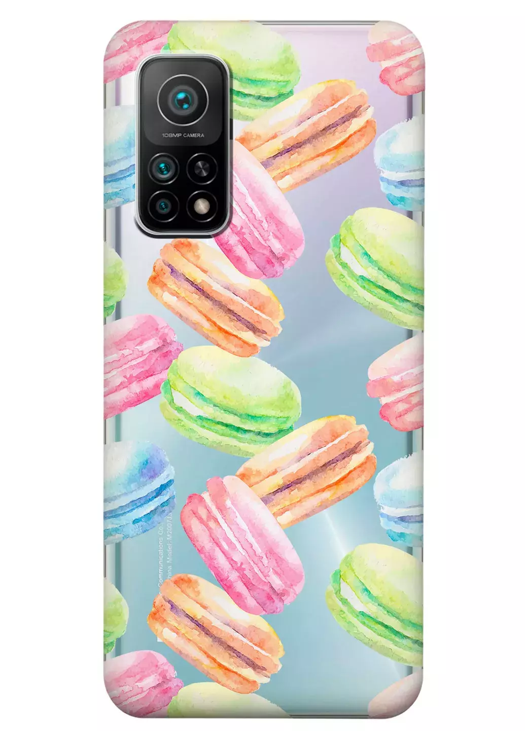 Прозрачный чехол для Xiaomi Mi 10T - Французское печенье