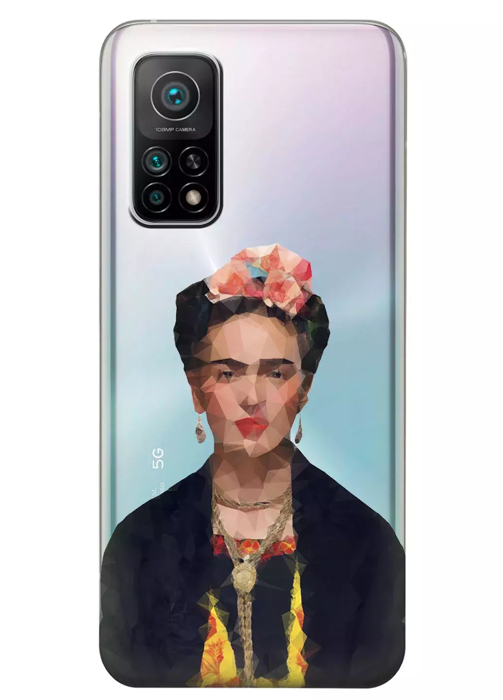 Прозрачный чехол для Xiaomi Mi 10T - Фрида Кало