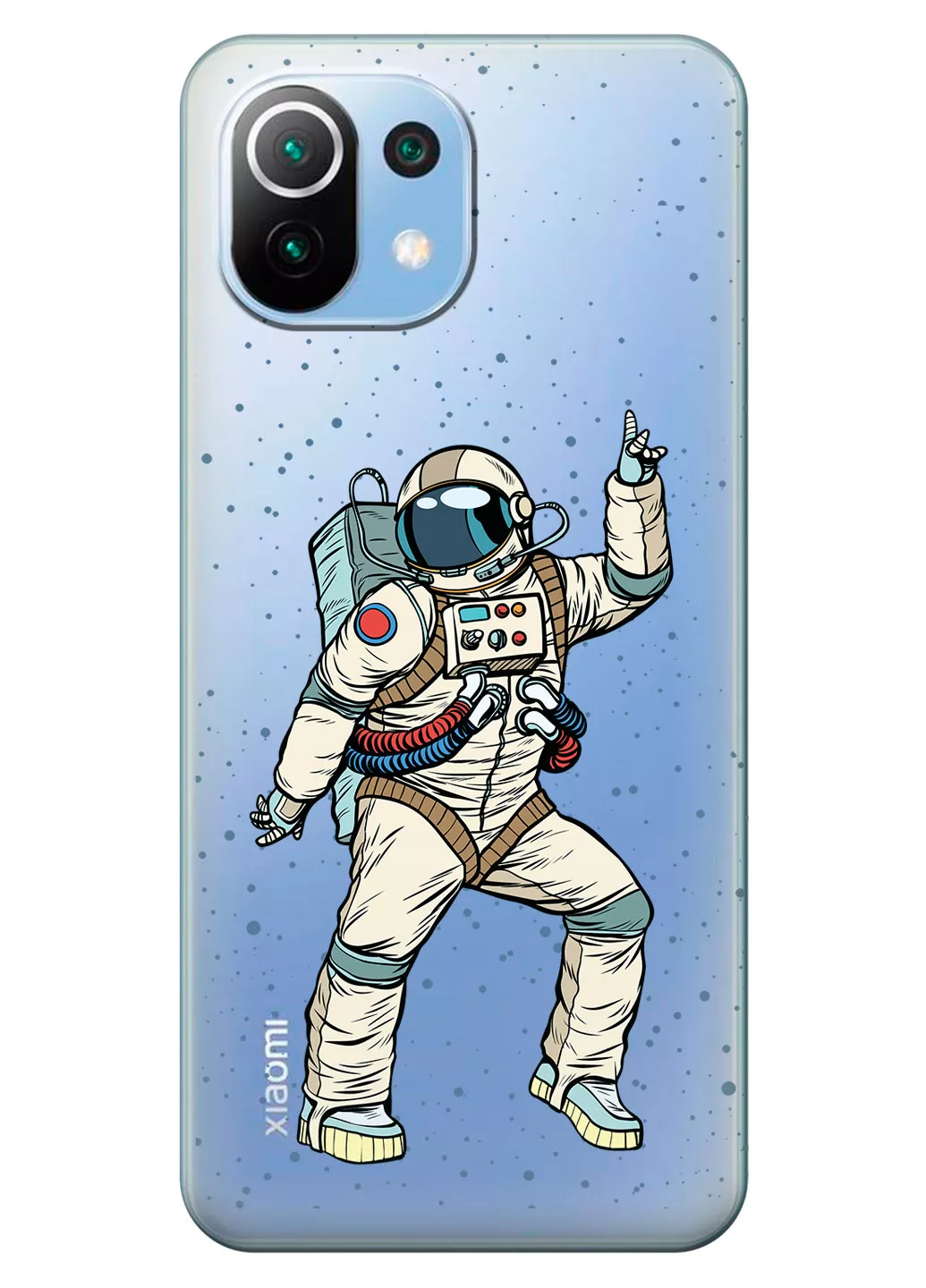 Чехол для Xiaomi Mi 11 Lite - Веселый космонавт
