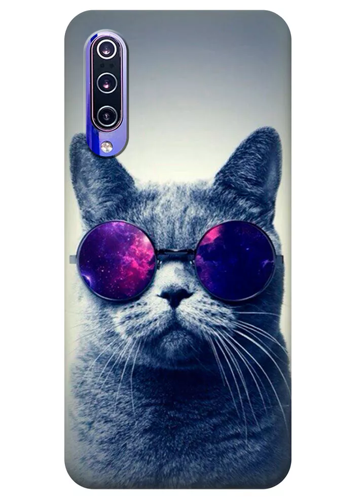 Чехол для Xiaomi Mi 9 Lite - Кот в очках