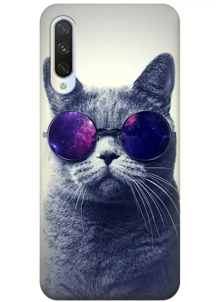 Чехол для Xiaomi Mi A3 - Кот в очках