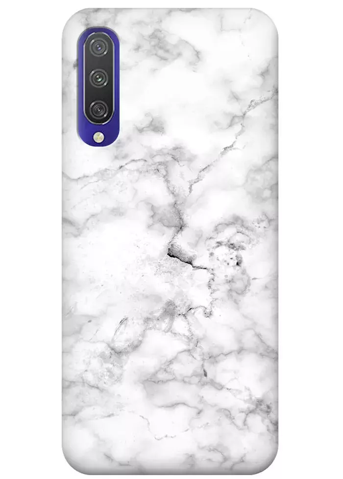 Чехол для Xiaomi Mi CC9 - Белый мрамор