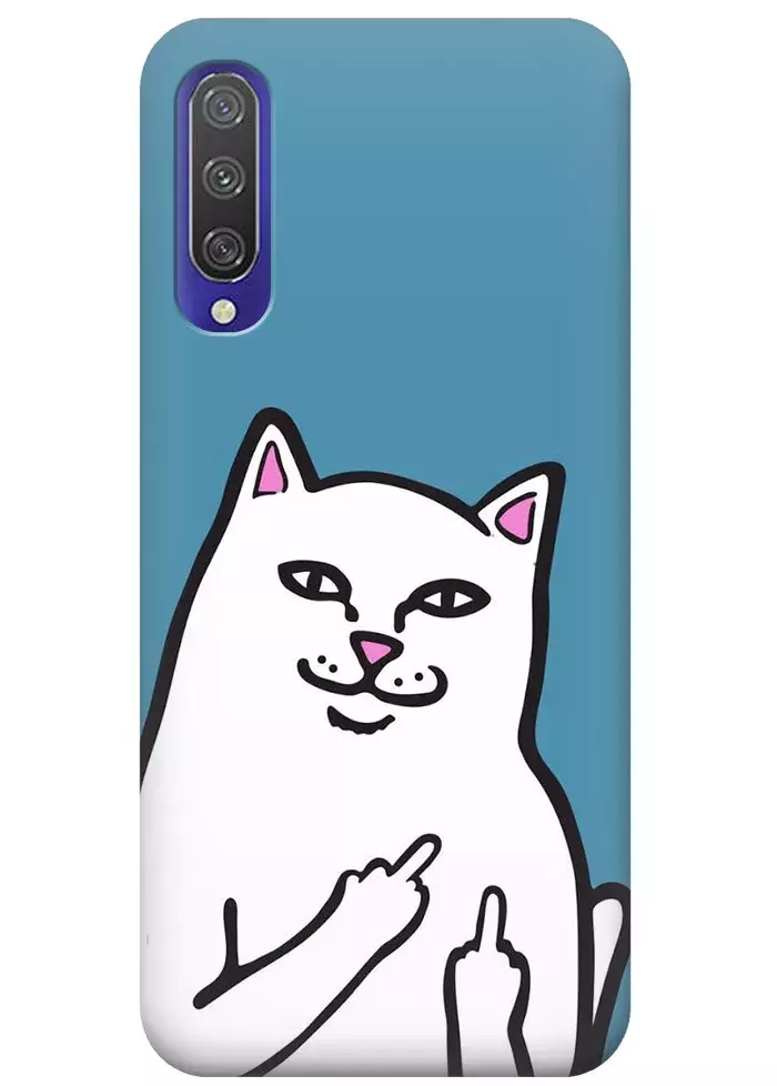 Чехол для Xiaomi Mi CC9 - Кот с факами