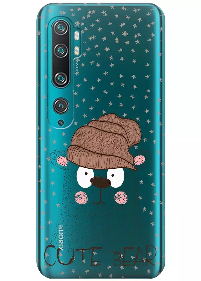 Чехол для Xiaomi Mi Note 10 - Медведь