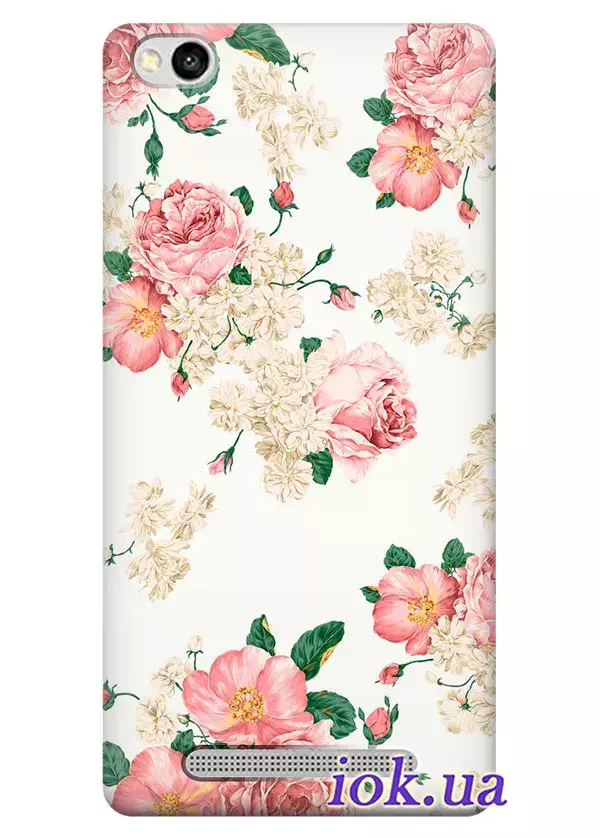 Чехол для Xiaomi Redmi 3 - Flowers Art