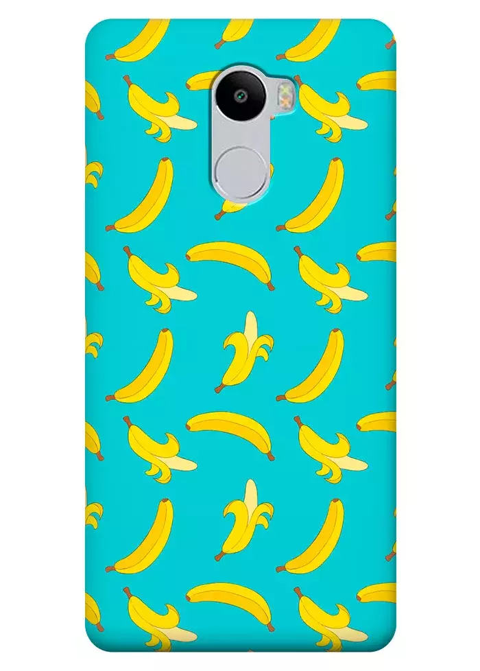 Чехол для Xiaomi Redmi 4 - Бананы