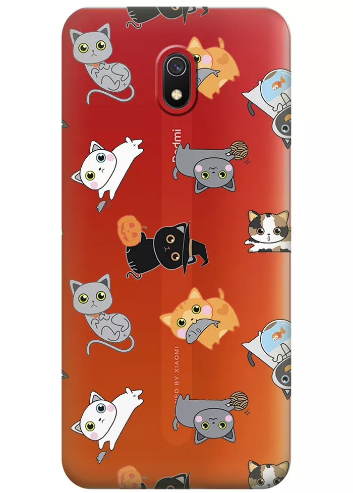 Чехол для Xiaomi Redmi 8A - Котятки