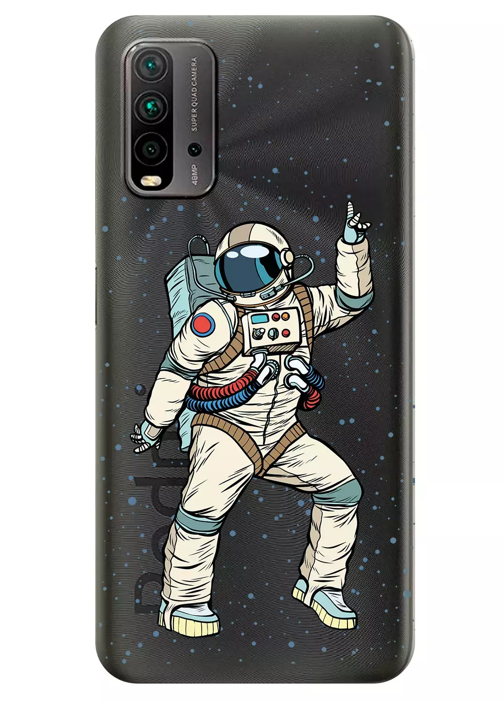 Чехол для Xiaomi Redmi 9T - Веселый космонавт