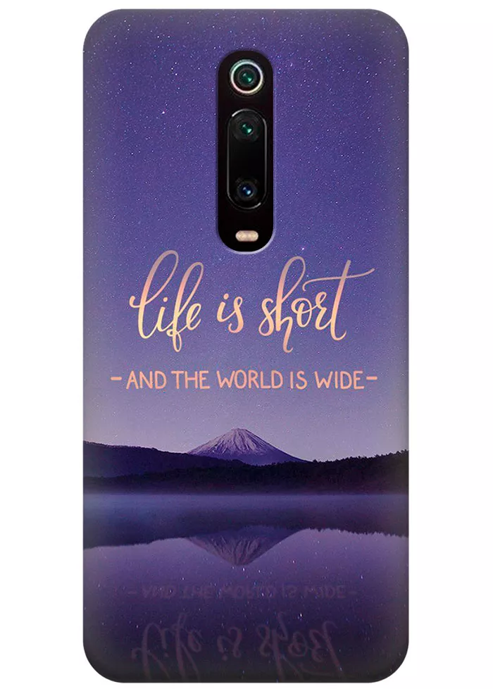 Чехол для Xiaomi Redmi K20 Pro - Life is short