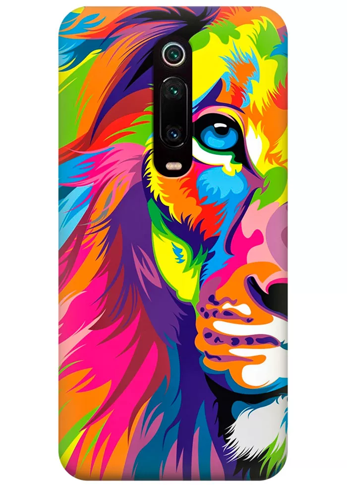 Чехол для Xiaomi Mi 9T Pro - Красочный лев