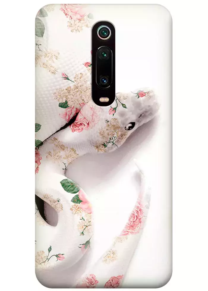 Чехол для Xiaomi Redmi K20 - Цветочная змея