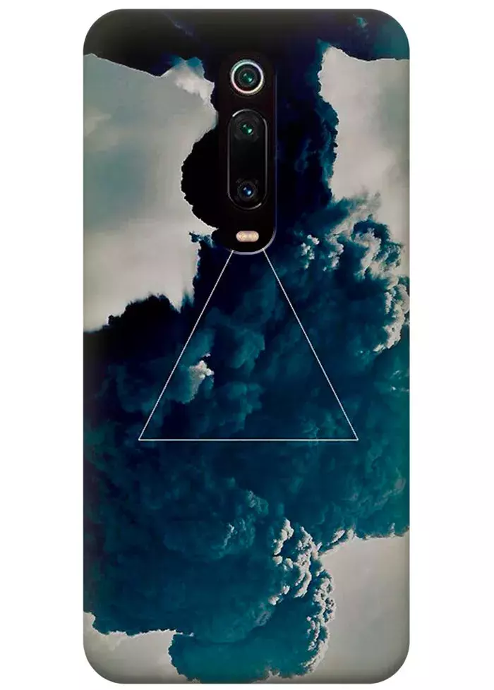 Чехол для Xiaomi Redmi K20 - Треугольник в дыму