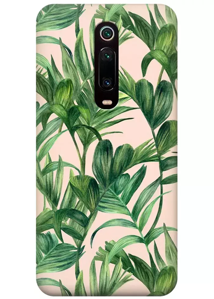Чехол для Xiaomi Redmi K20 Pro - Пальмовые ветки
