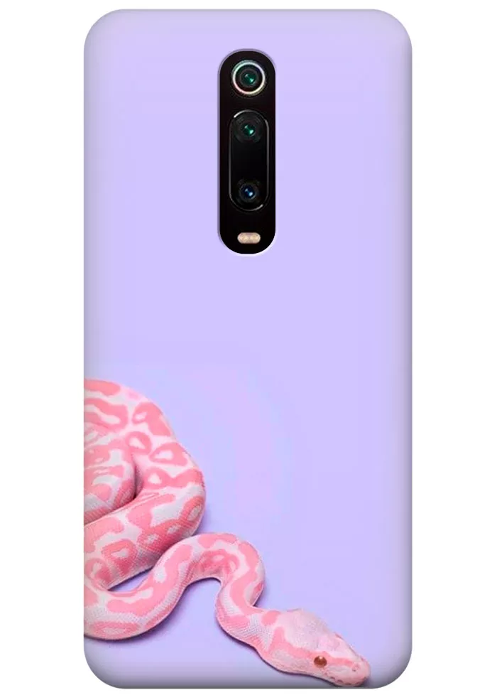 Чехол для Xiaomi Mi 9T Pro - Розовая змея