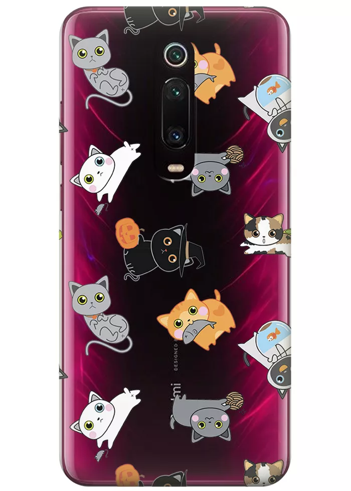 Чехол для Xiaomi Redmi K20 Pro - Котятки