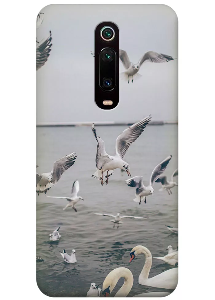 Чехол для Xiaomi Redmi K20 Pro - Морские птицы