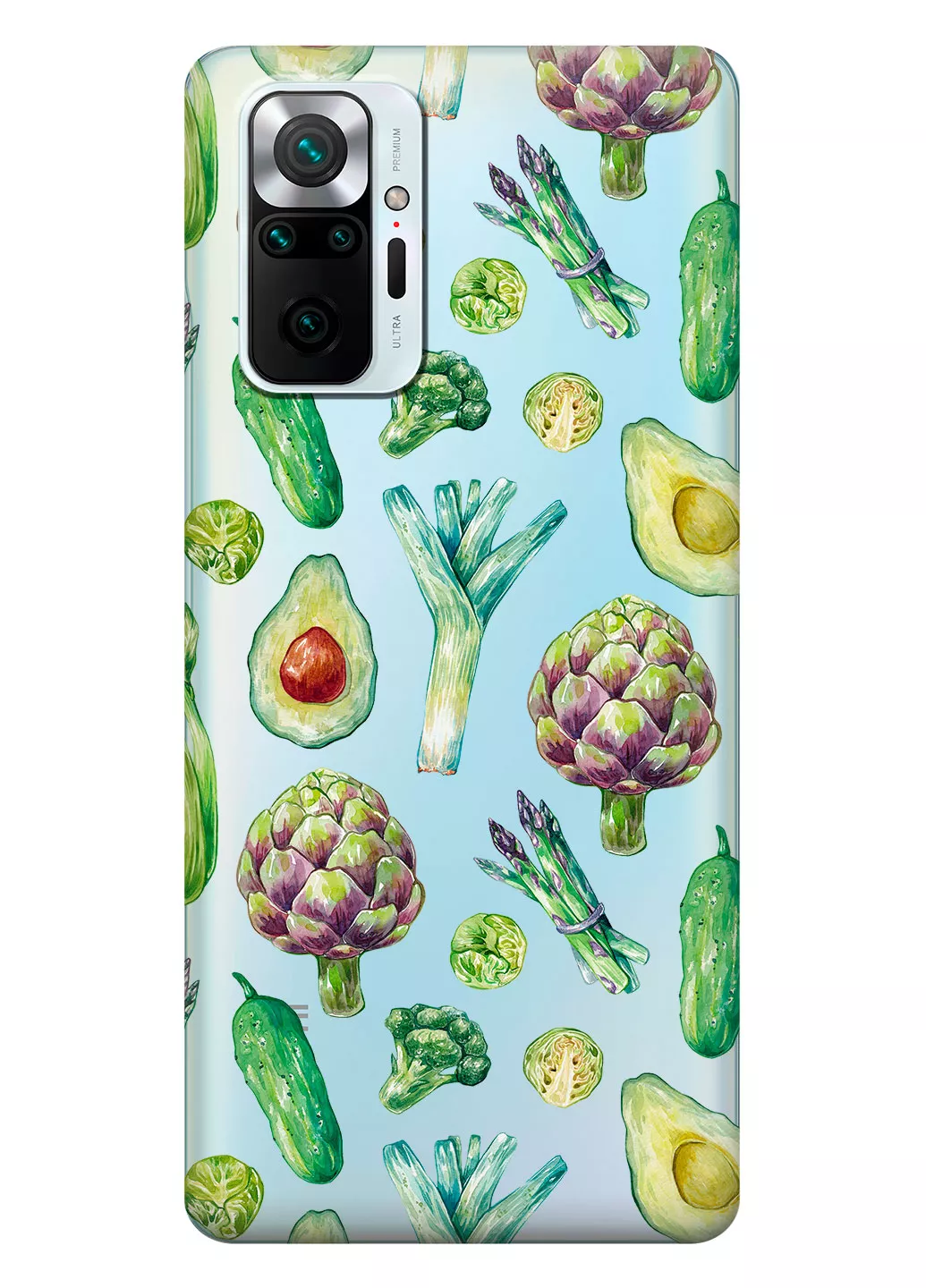 Чехол для Redmi Note 10 Pro - Полезные овощи
