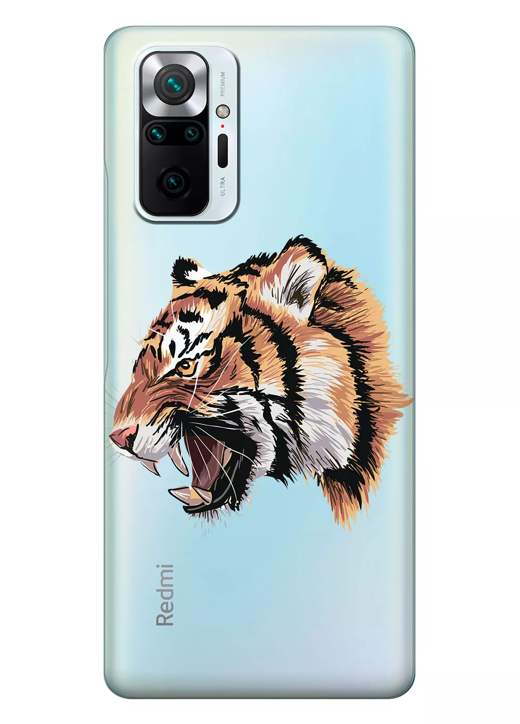 Чехол для Redmi Note 10 Pro - Тигр