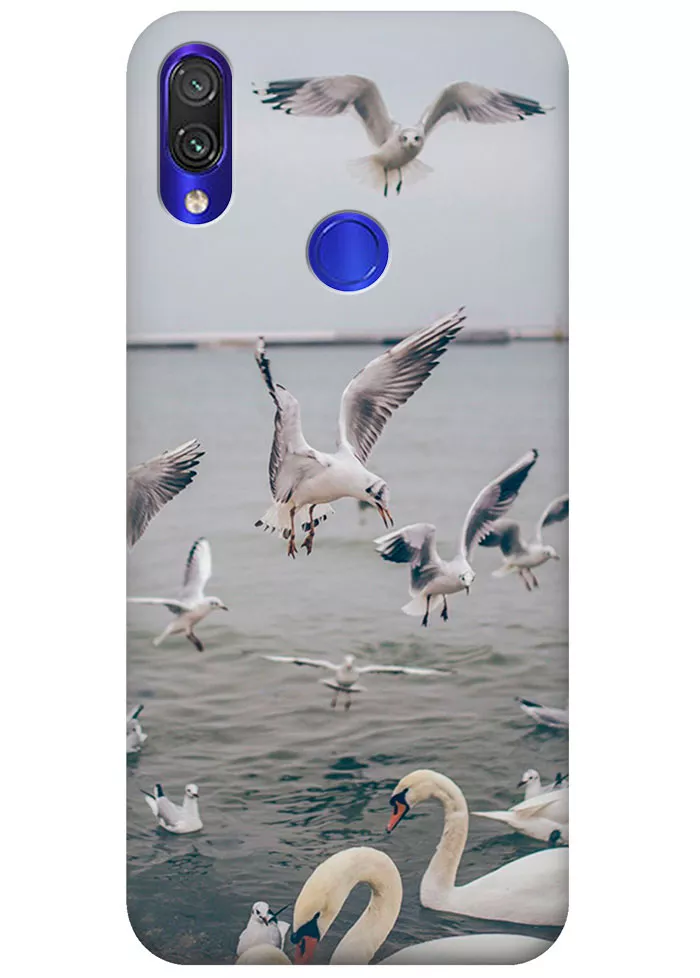 Чехол для Xiaomi Redmi Note 7 - Морские птицы