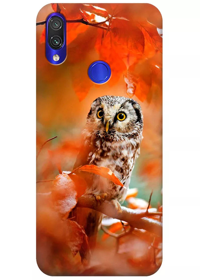 Чехол для Xiaomi Redmi Note 7 - Осенняя сова