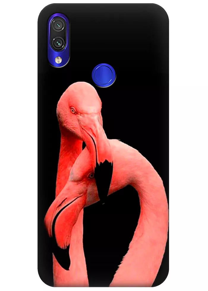 Чехол для Xiaomi Redmi Note 7S - Пара фламинго
