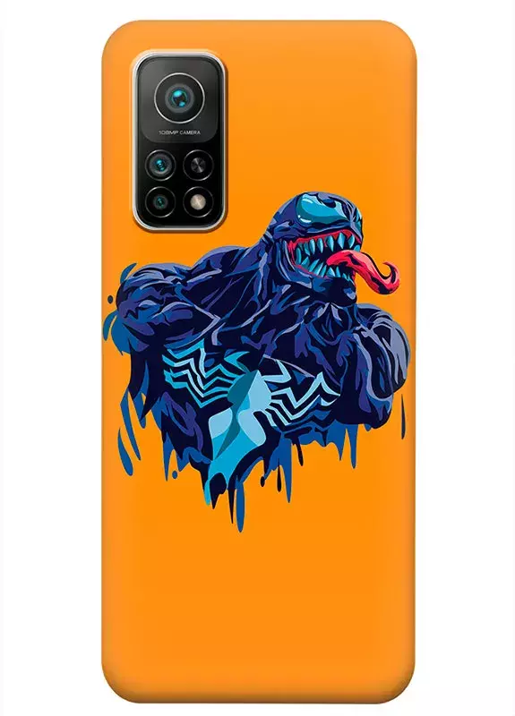 Чехол для Xiaomi Mi 10T - Venom и его торс как гора мышц вектор-арт 