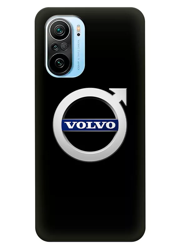 Наладка для Сяоми Ми 11и из силикона - Volvo Вольво классический логотип крупным планом