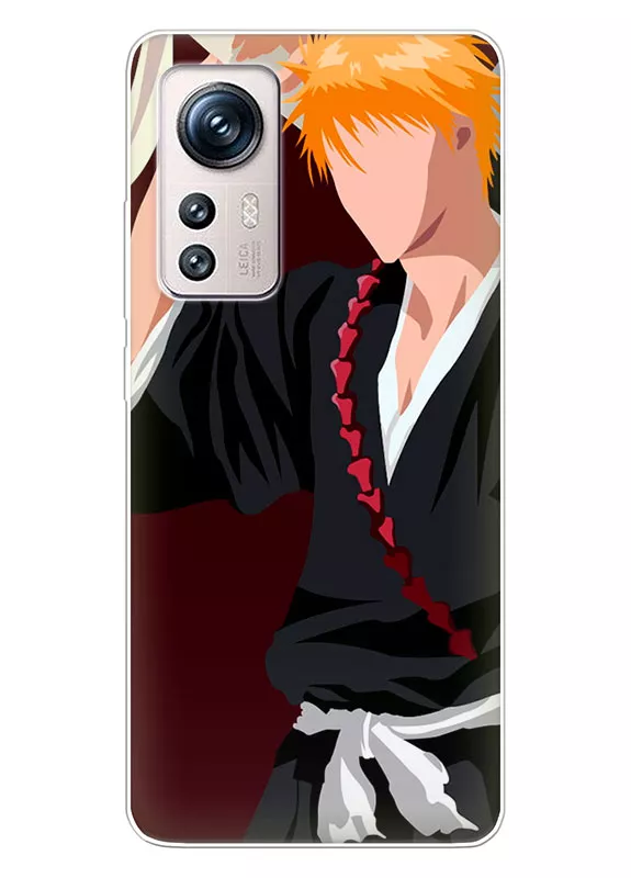 Xiaomi 12 чехол - Блич Bleach Ичиго Куросаки вектор-арт