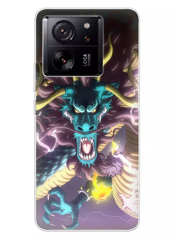 Xiaomi 13T Pro чехол - Ван-Пис One Piece атака дракона Kaido