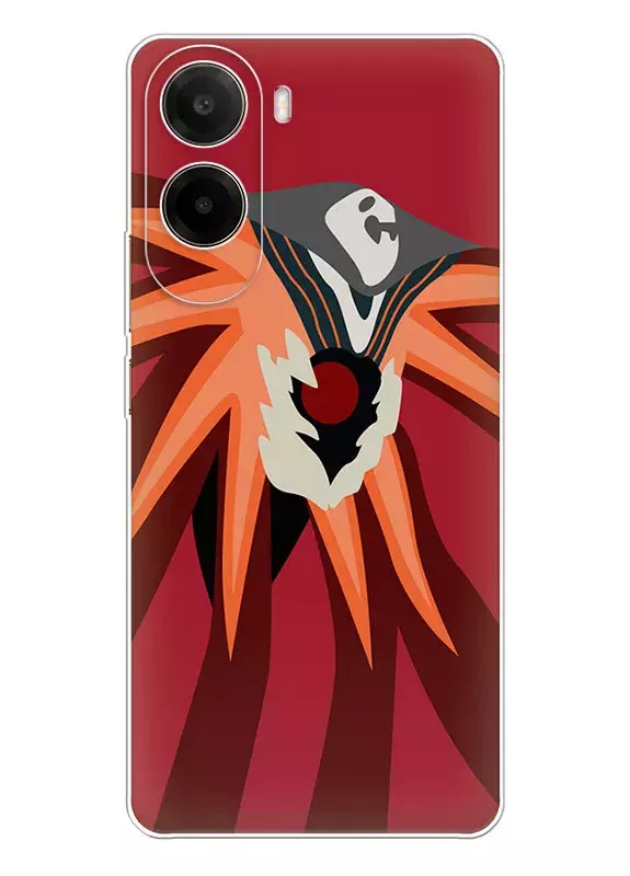 Чехол для Xiaomi Poco C81 - Евангелион Fire Monster Attack вектор-арт