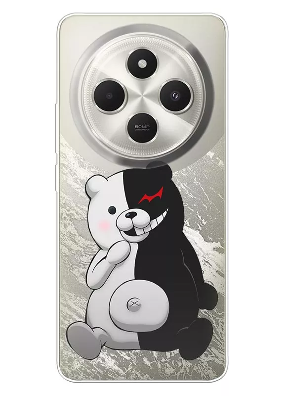Xiaomi Poco C75 чехол силиконовый - Данганронпа Монокума / Danganronpa