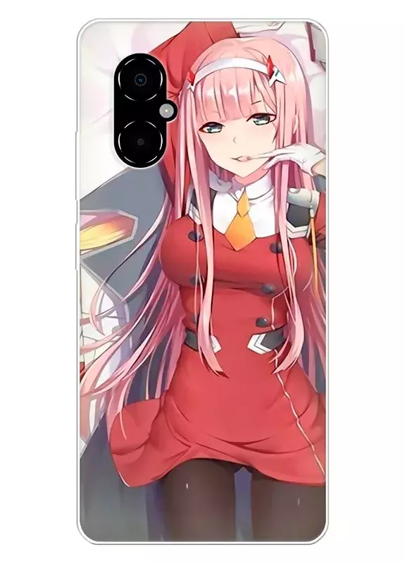 Xiaomi Poco M4 5G чехол с персонажем Zero Two называемый Code: 002 и 9'℩