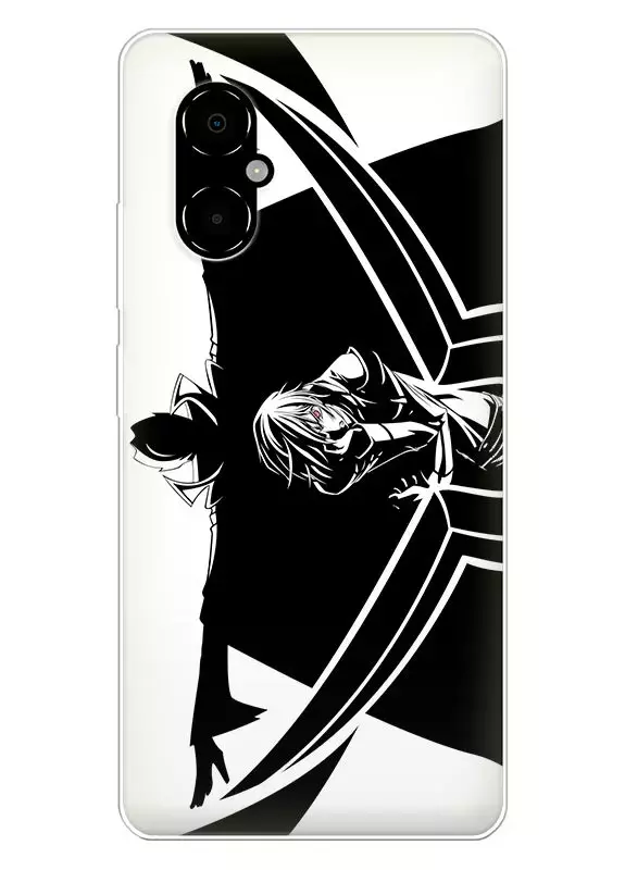 Xiaomi Poco M4 5G чехол силиконовый - Лелуш Ламперуж главный герой аниме Code Geass