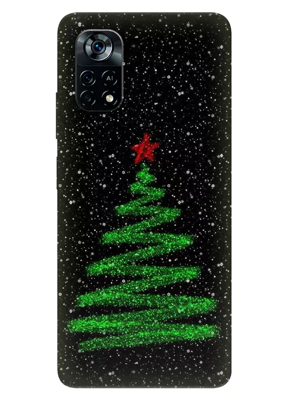 Чехол для Poco M4 Pro - Новогодняя Елка
