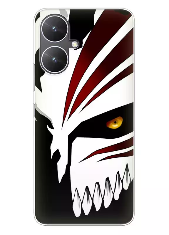 Xiaomi Poco M6 чехол - Блич Bleach маска Ичиго Куросаки крупным планом