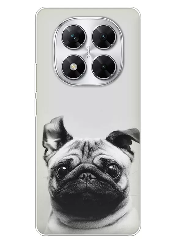 Xiaomi Poco X7 чехол для собачников с классным мопсом