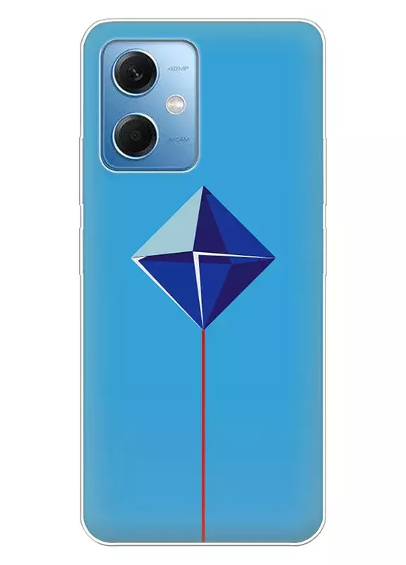 Чехол для Xiaomi Redmi Note 12 - Евангелион Evangelion Blue Cube Logo 
