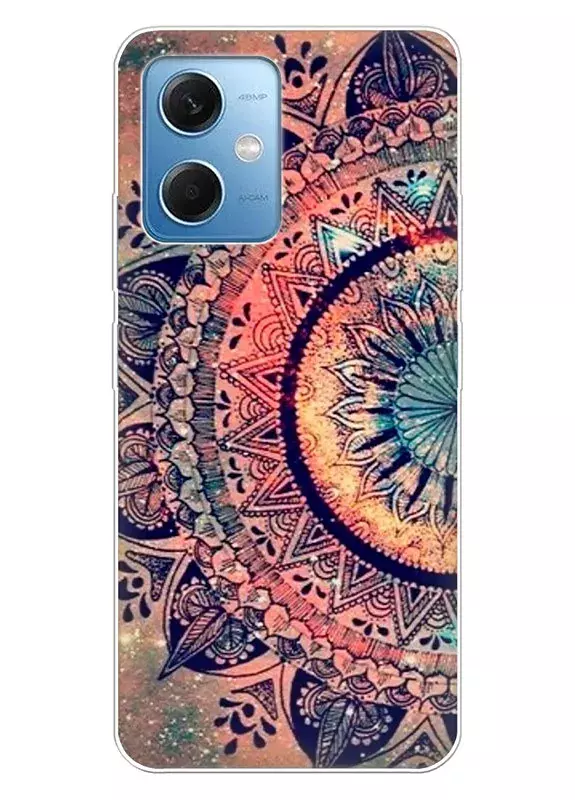 Xiaomi Redmi Note 12 силиконовый чехол с картинкой - Мандала-оберег