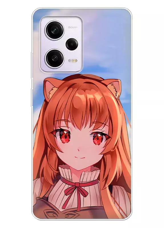 Xiaomi Redmi Note 12 Pro чехол - Восхождение Героя Щита The Rising of the Shield Hero чудесное лицо Рафталии