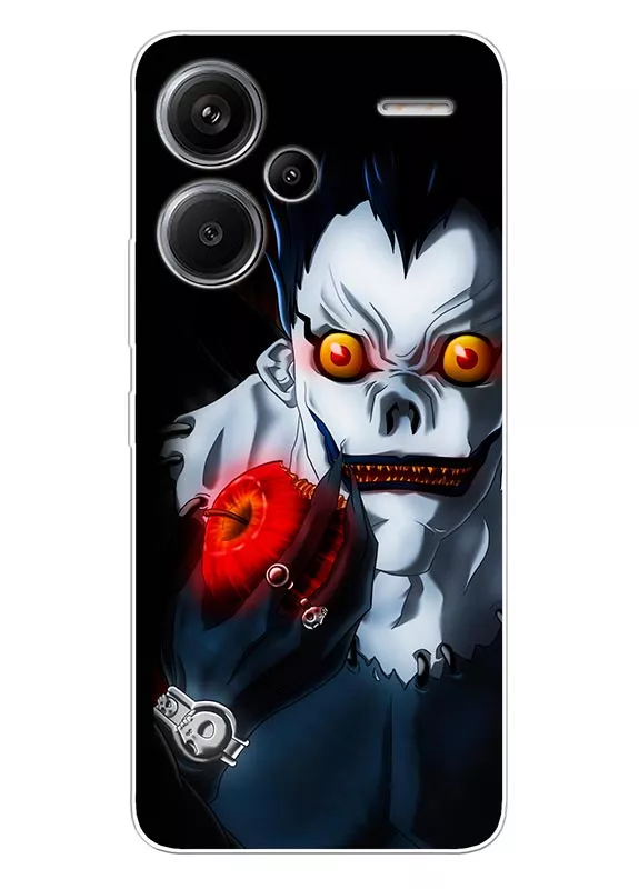 Xiaomi Redmi Note 13 Pro Plus чехол из силикона с аниме принтом - Бог смерти Рюк