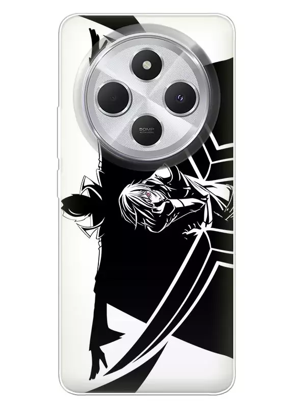 Xiaomi Redmi 14C чехол силиконовый - Лелуш Ламперуж главный герой аниме Code Geass