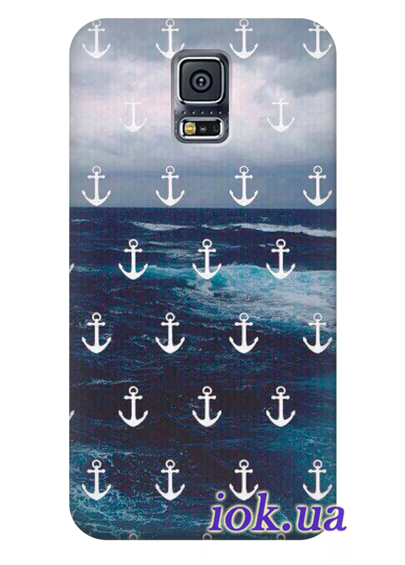 Чехол для Galaxy S5 Plus - Тёмное море