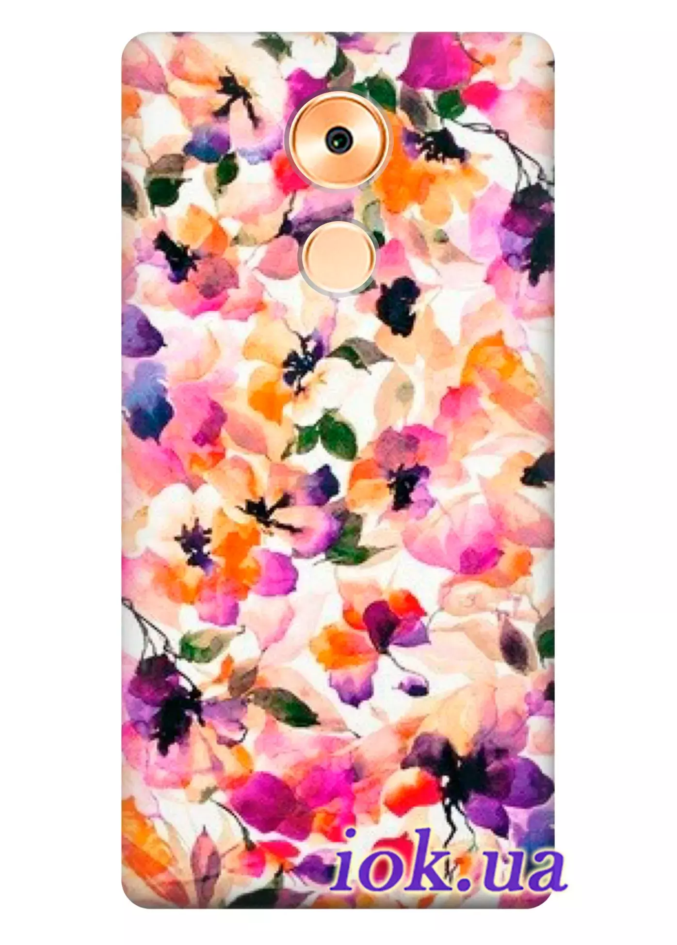 Чехол для Huawei Mate 8 - Акварельные цветы 