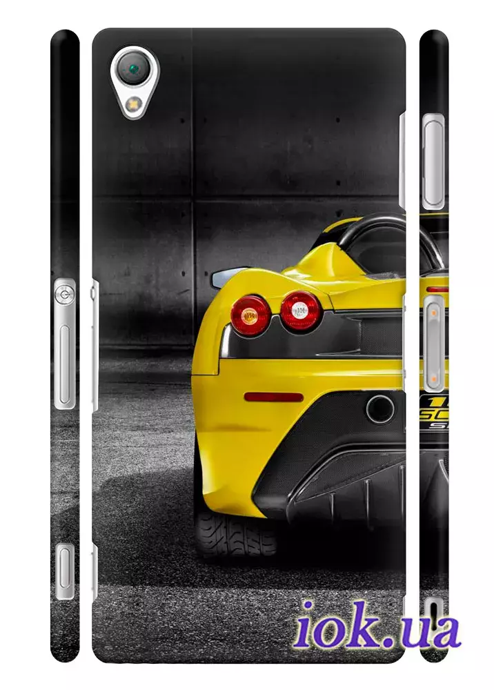 Чехол для Sony Xperia Z3 - Желтая феррари