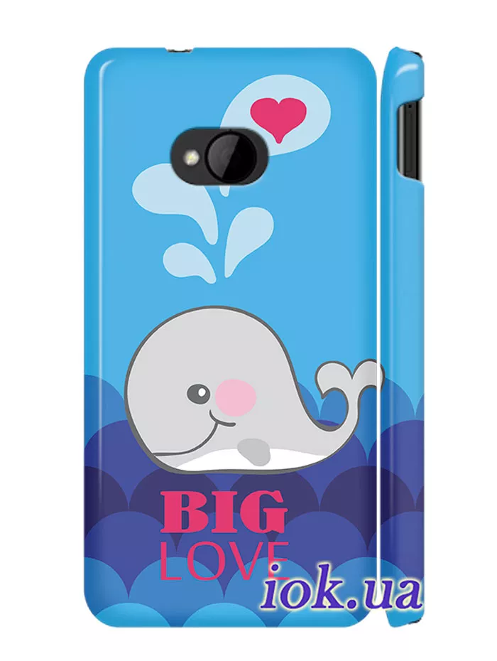Чехол для HTC One - Big love