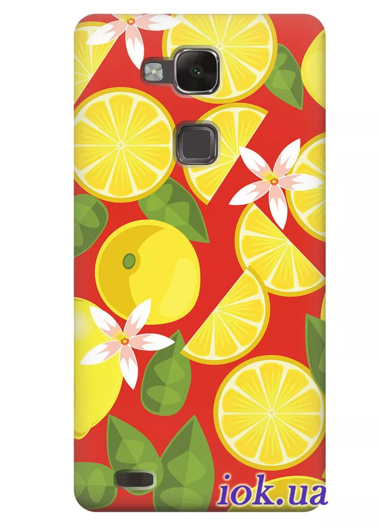Чехол для Huawei Mate 7 - Яркие лимоны