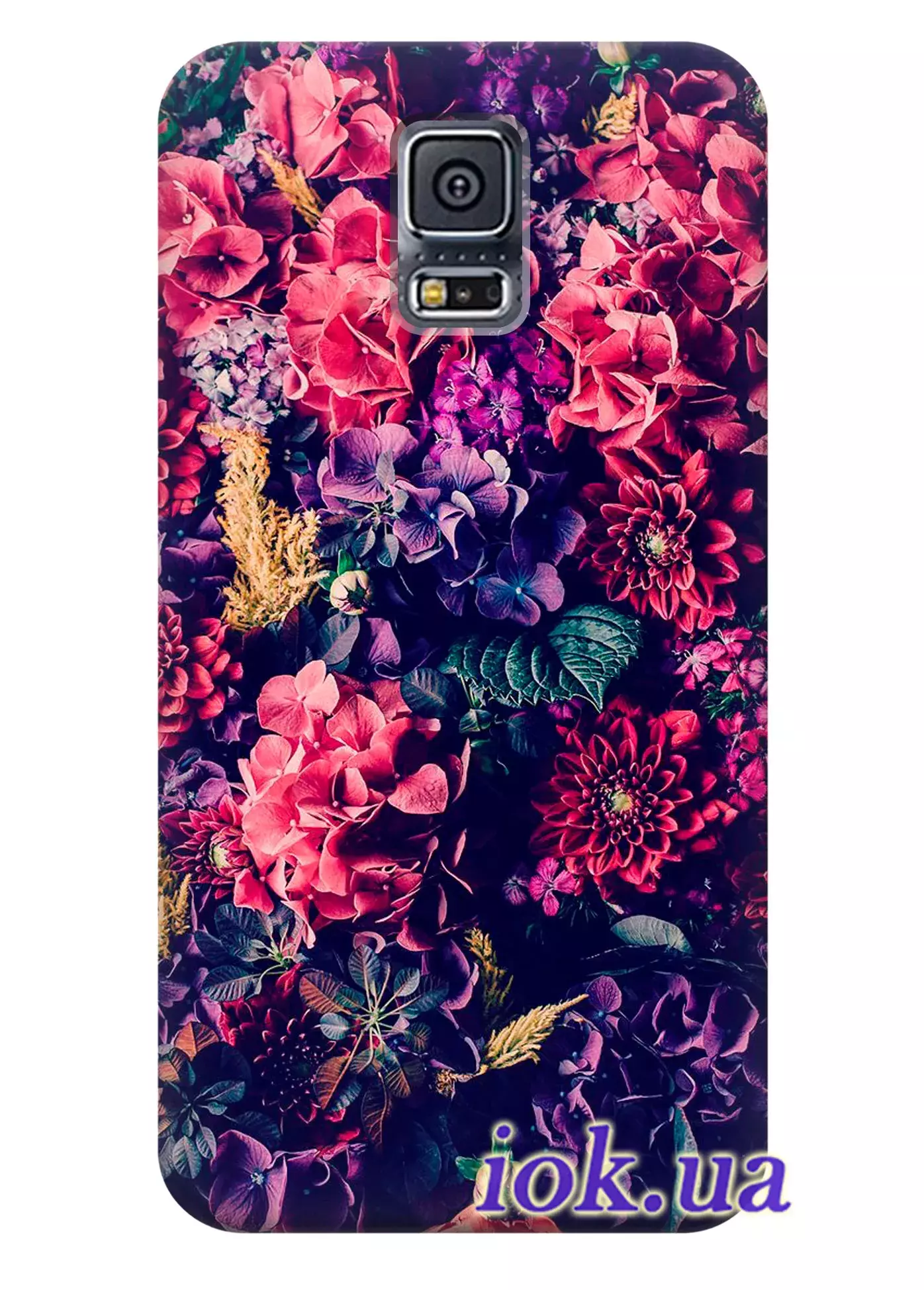 Чехол для Galaxy S5 Plus - Прекрасные цветы