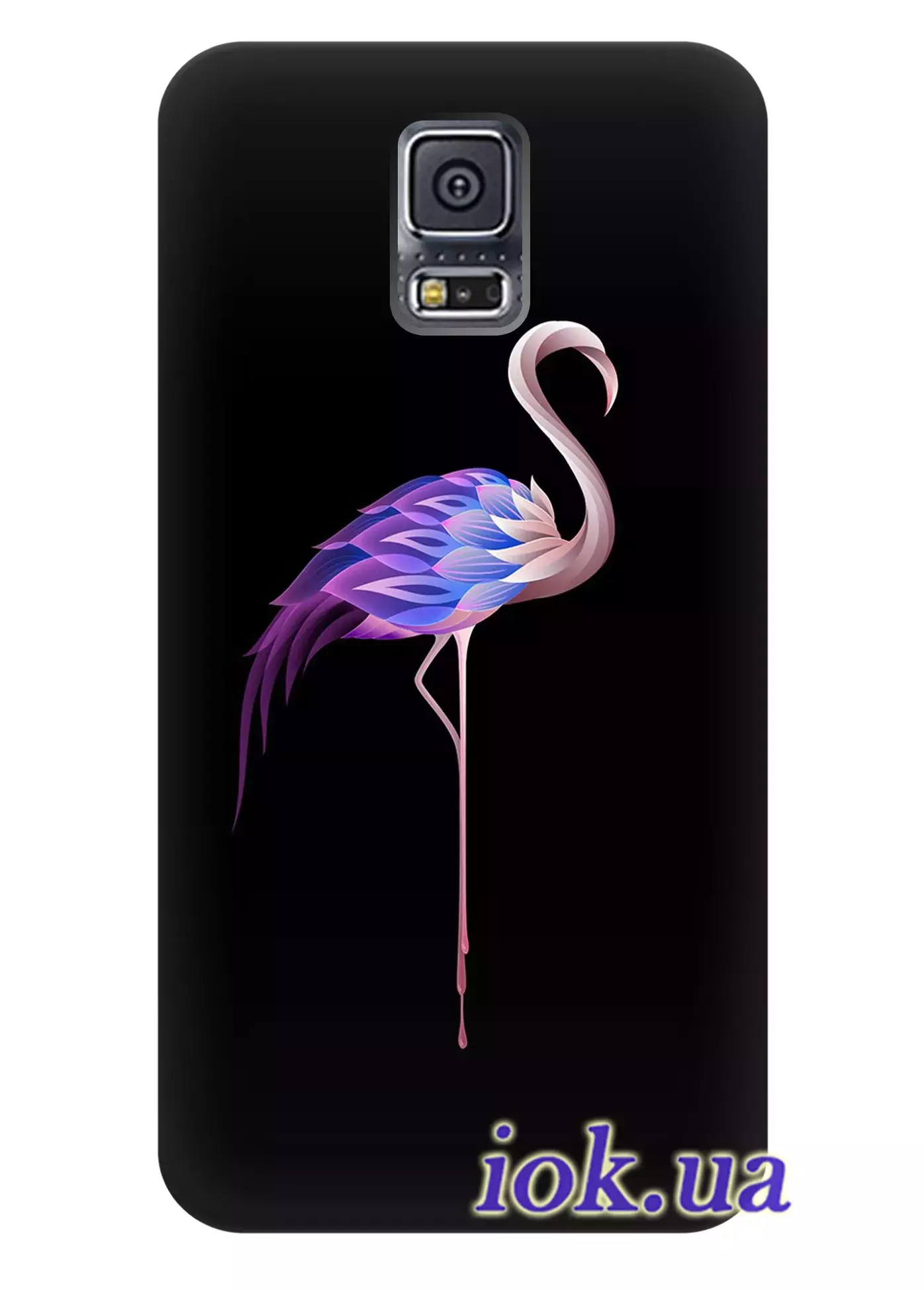 Чехол для Galaxy S5 Plus - Фламинго