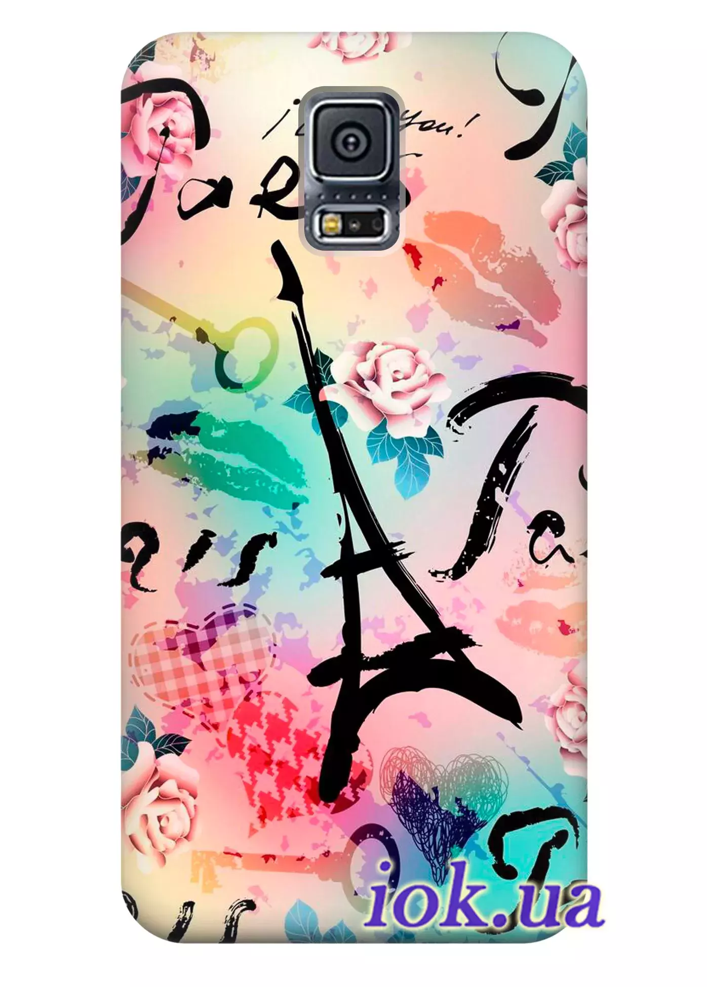 Чехол для Galaxy S5 Plus - Париж